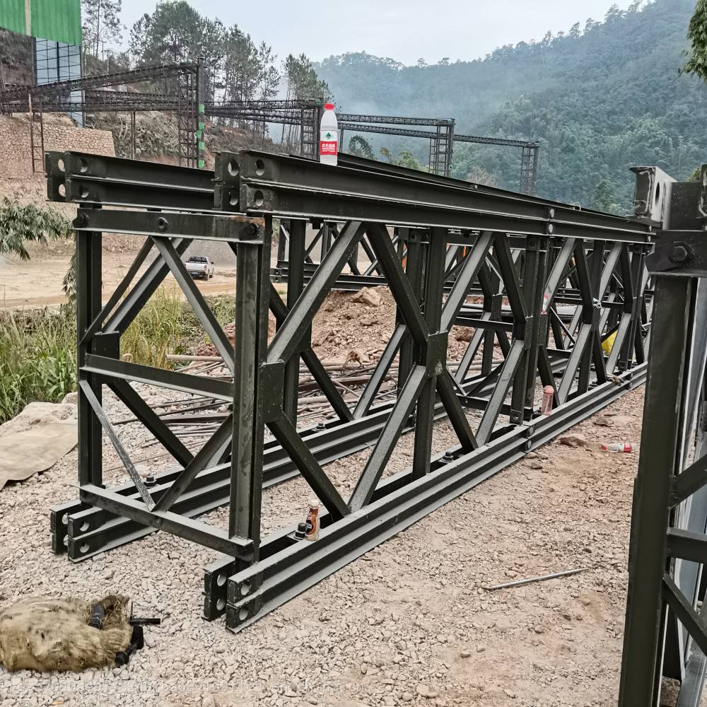 湖南贝雷片、贝雷梁和装配式钢桥的简单介绍